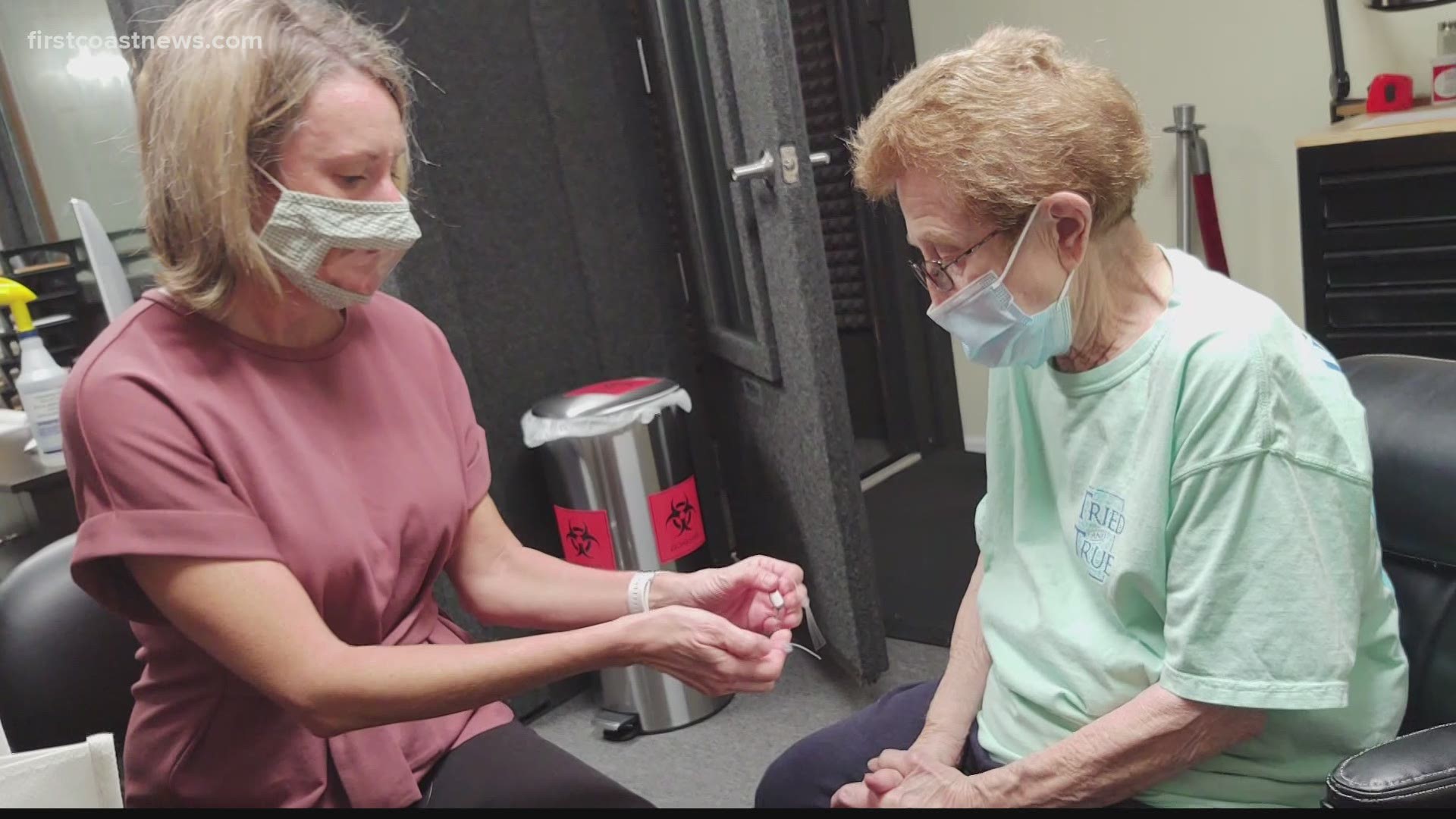 The Arlington Lions Club and its nonprofit clinic Lend An Ear covered the cost of new hearing aids for Virginia Steinke after her old ones were destroyed.
