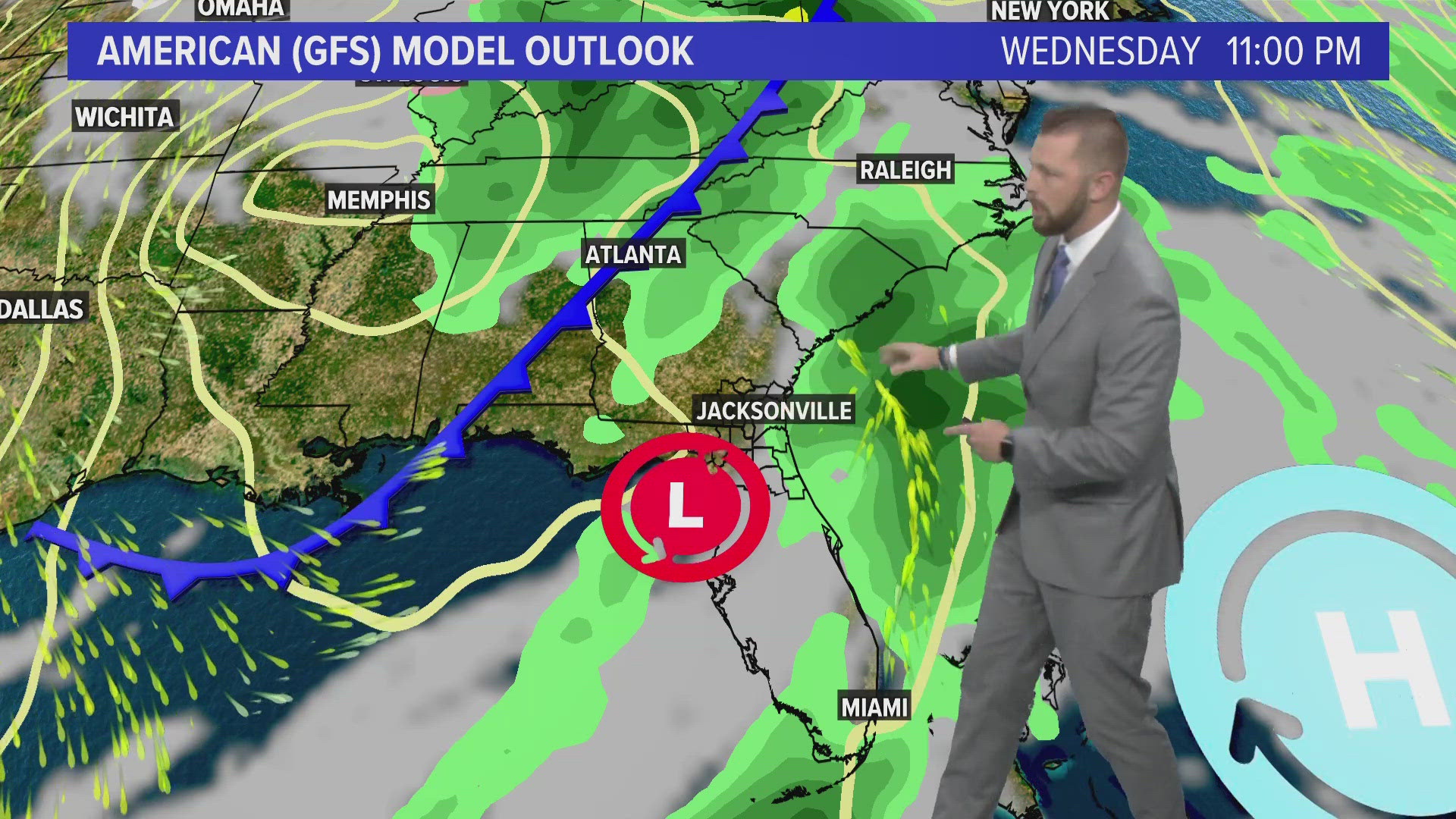 Fall weather is in store for the weekend before tropical rains arrive by the middle of next week