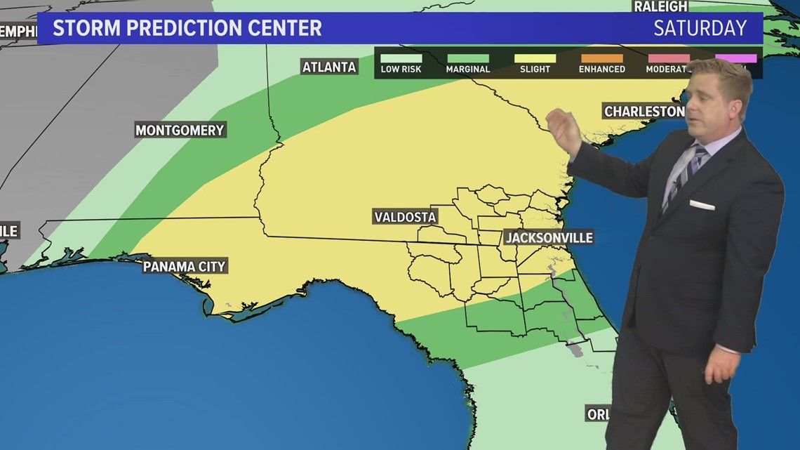 Strong to severe storms possible Saturday on the First Coast | firstcoastnews.com