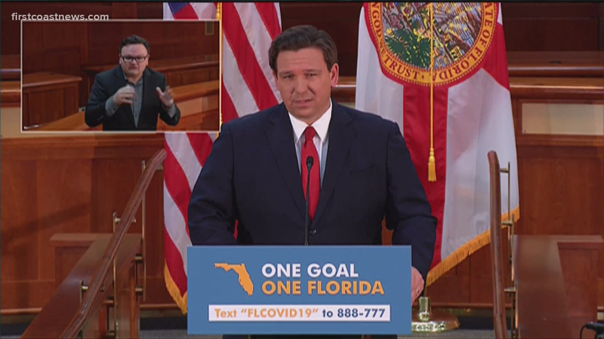 During the COVID-19 update, DeSantis addressed the backlog of test results from Miami from testing done back in June.
