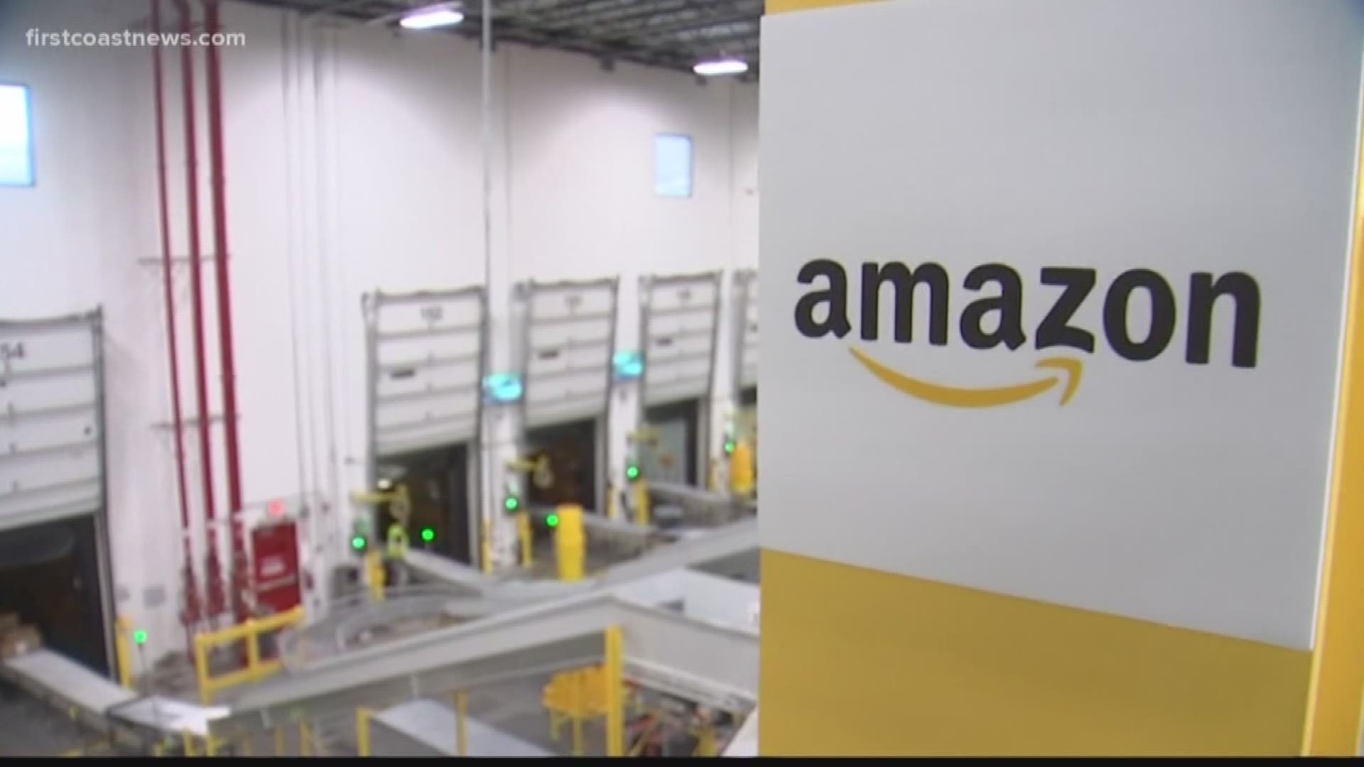 Amazon says employees at the JAX2 site on Pecan Park Road have been made aware of the confirmed case and the company has implemented several preventive measures.