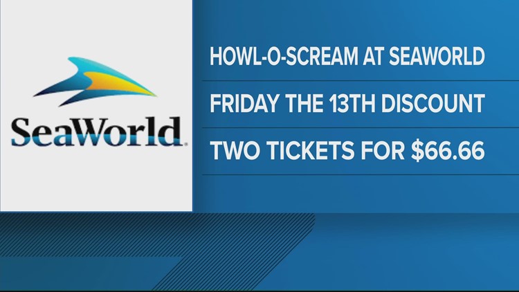 SeaWorld offers Friday the 13th ticket discount