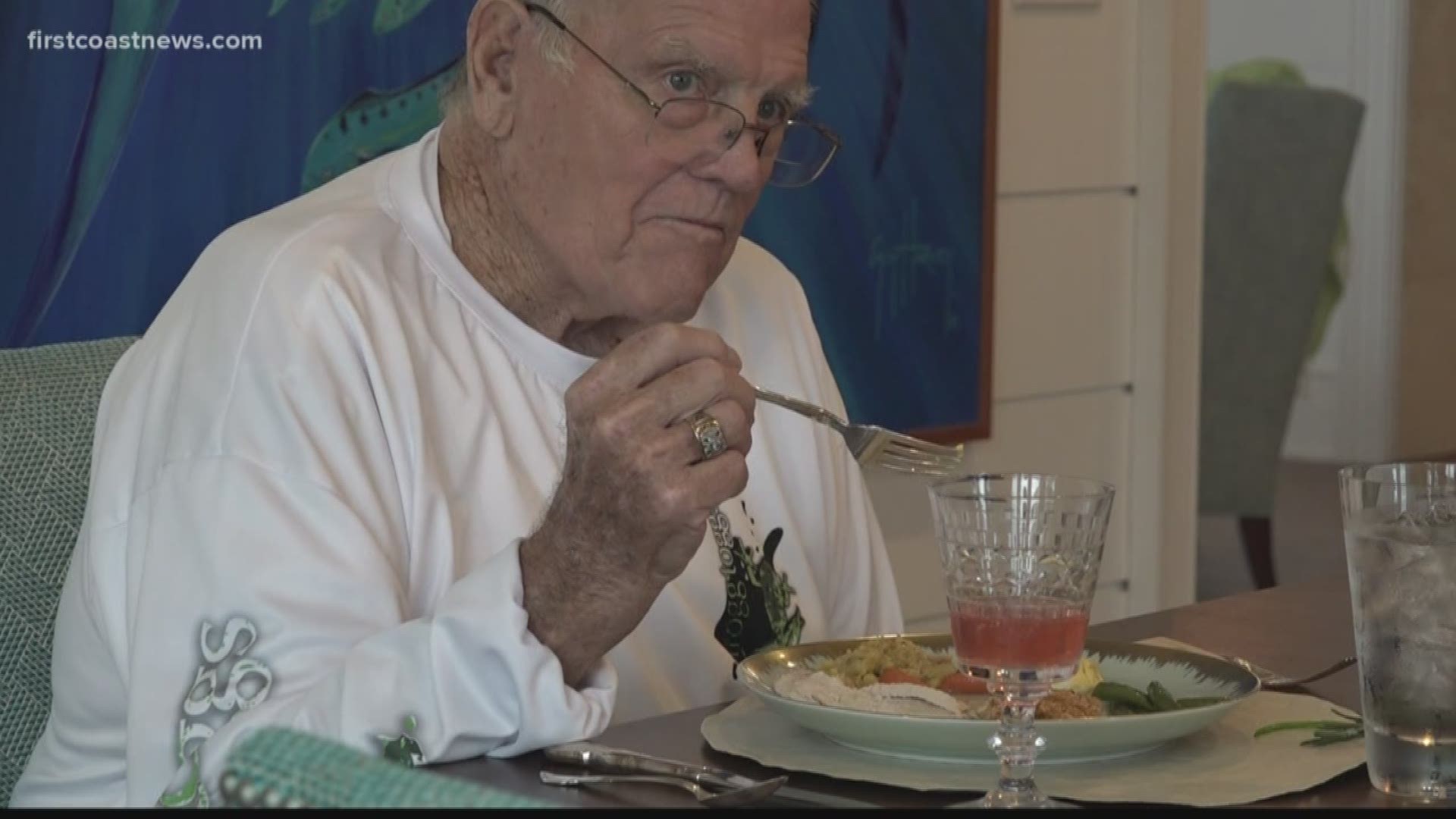 David Workman Sr. passed his swallowing test Wednesday after being unable to eat on his own for months.
