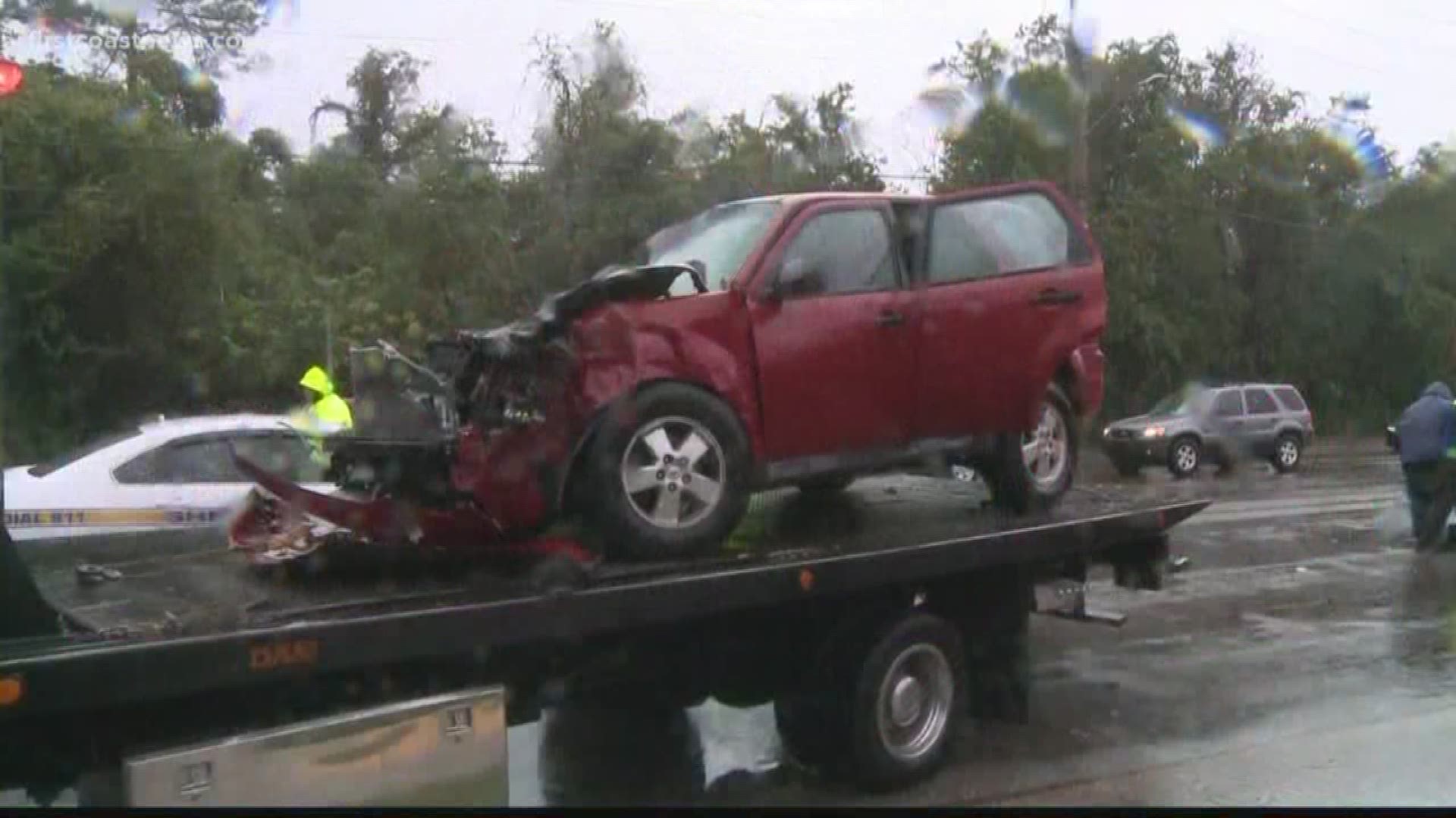 DCPS said five students were on board a school bus involved in a crash with an SUV in the Arlington area Friday morning.