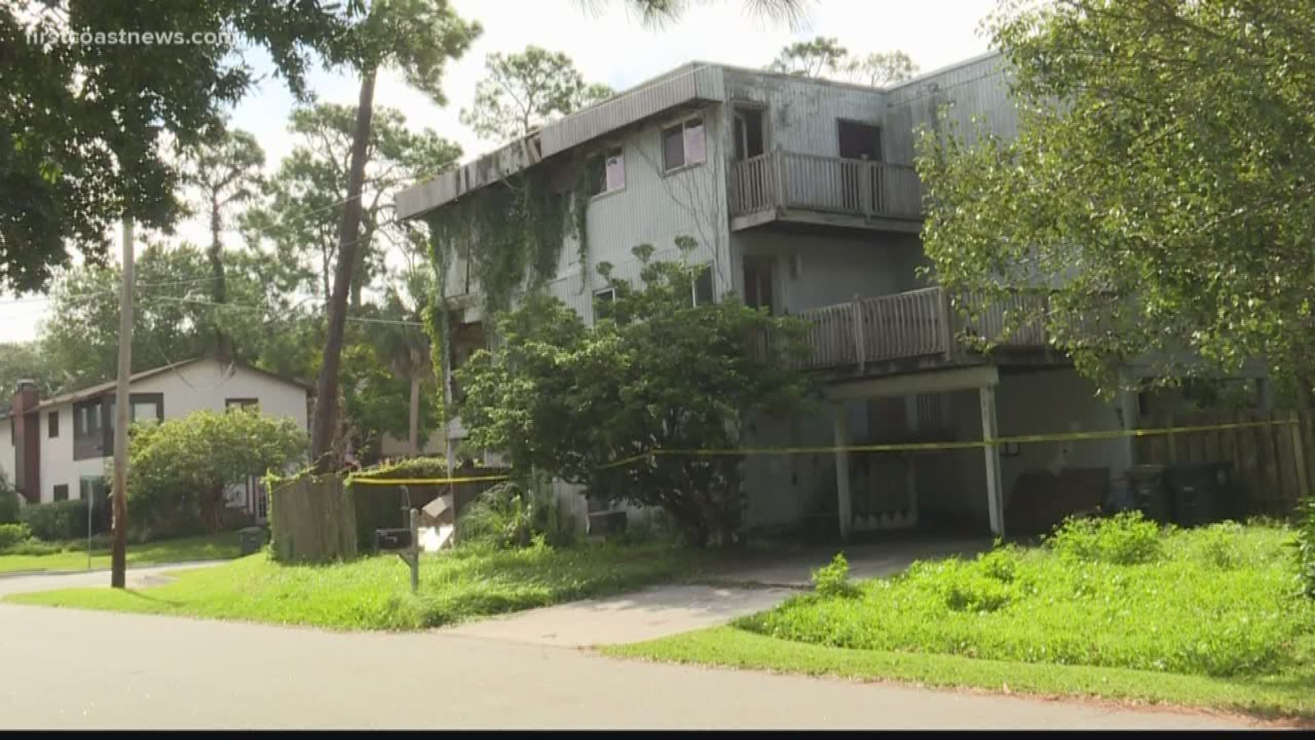 Homeowners in Atlantic Beach are tired of staring at a house in their neighborhood. The property was condemned in April of last year and order to be demolished in April of this year. So why is it still standing?