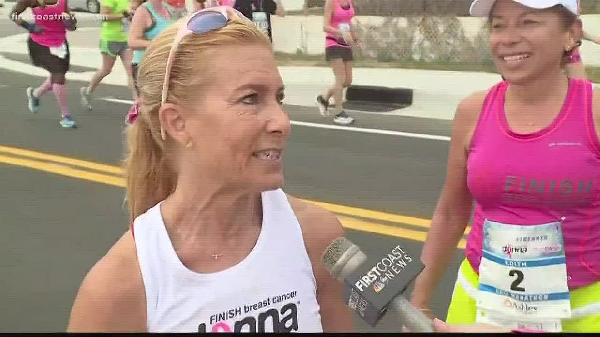 Take a look at some of the highlights from Sunday's 26.2 Donna Marathon on the First Coast.