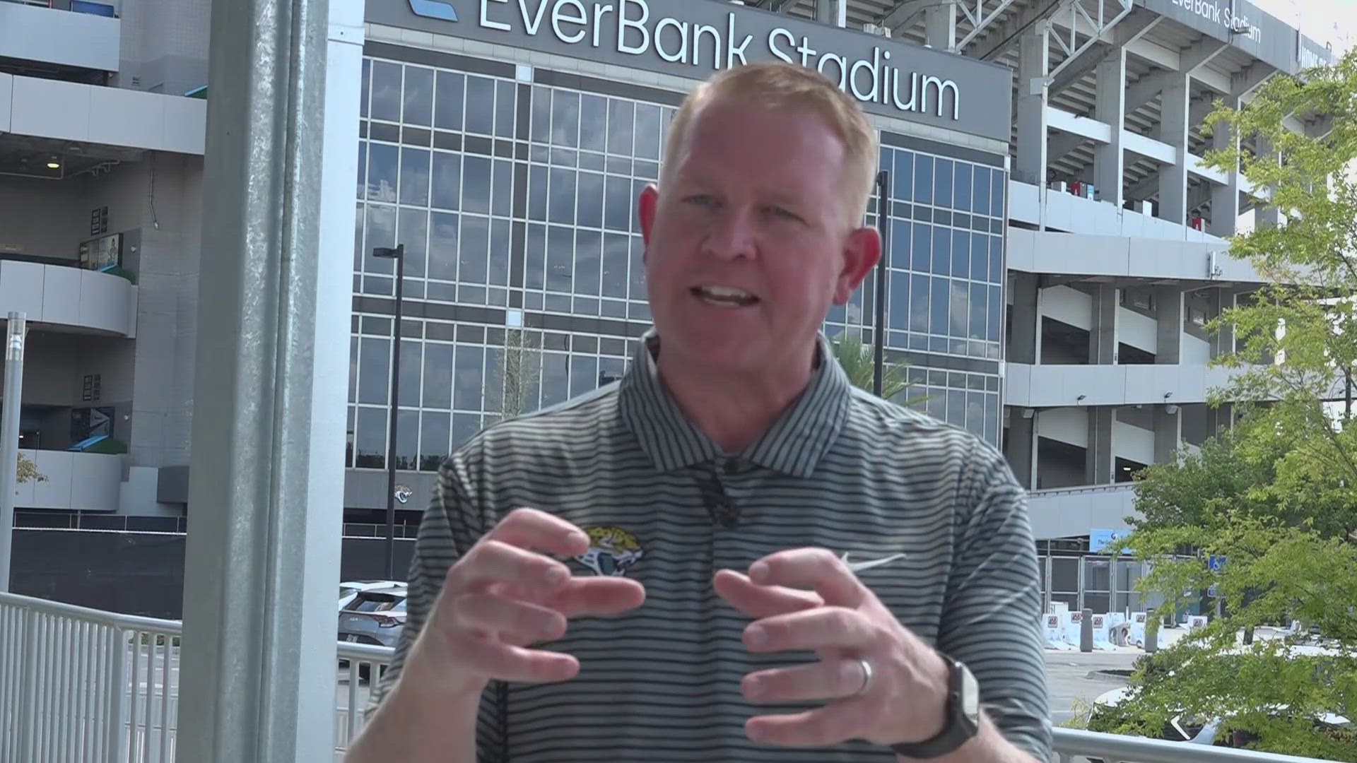 Jaguars COO Chad Johnson says fans should expect their plan on entering and exiting EverBank Stadium to change due to ongoing construction around the stadium.