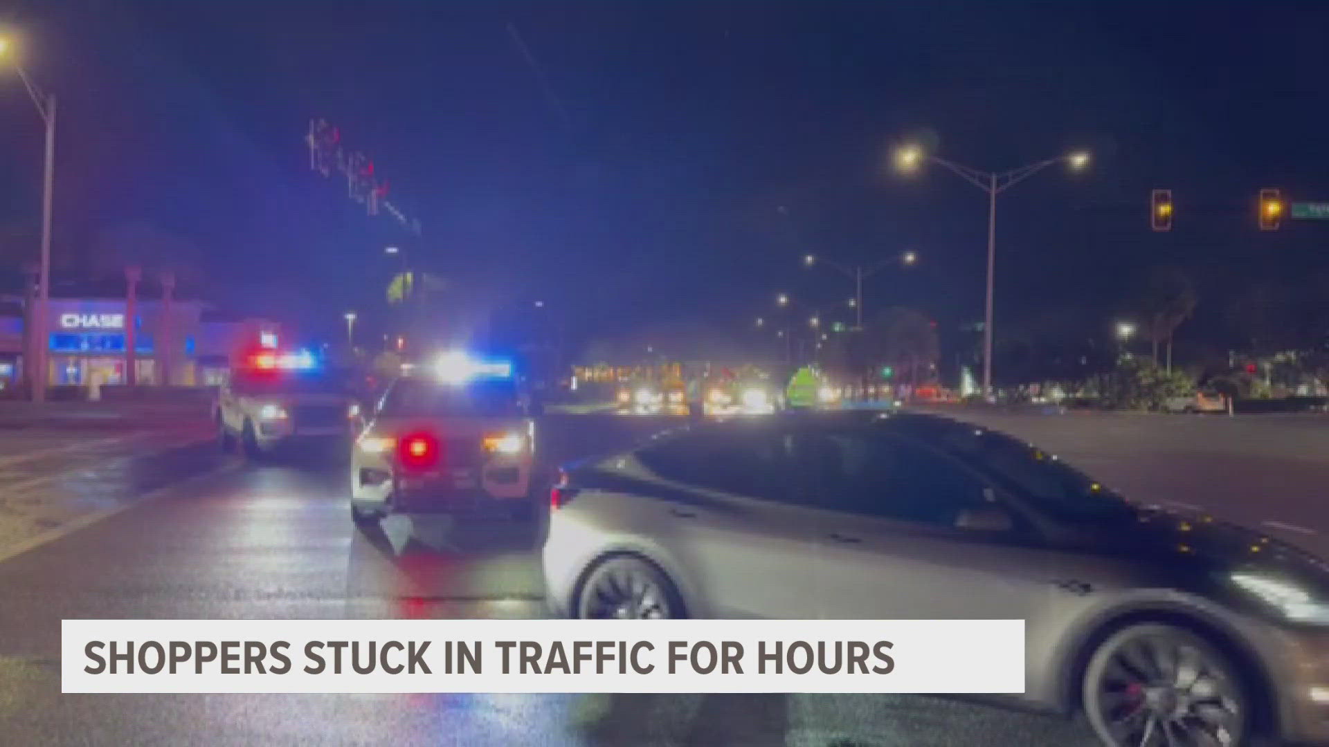 Black Friday shopping at the St. Johns Town Center turned into a traffic nightmare when it was time to go home that evening. 