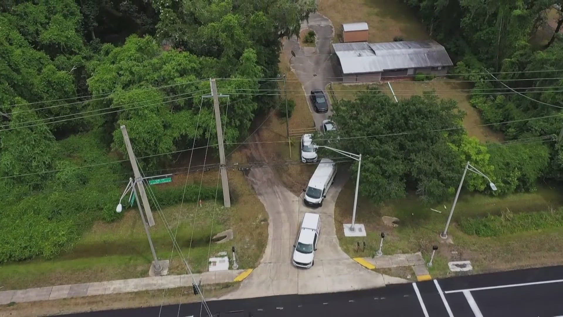 Investigators were back outside a home off U.S. 17 on Fleming Island Thursday, where skeletal remains were found Wednesday evening.