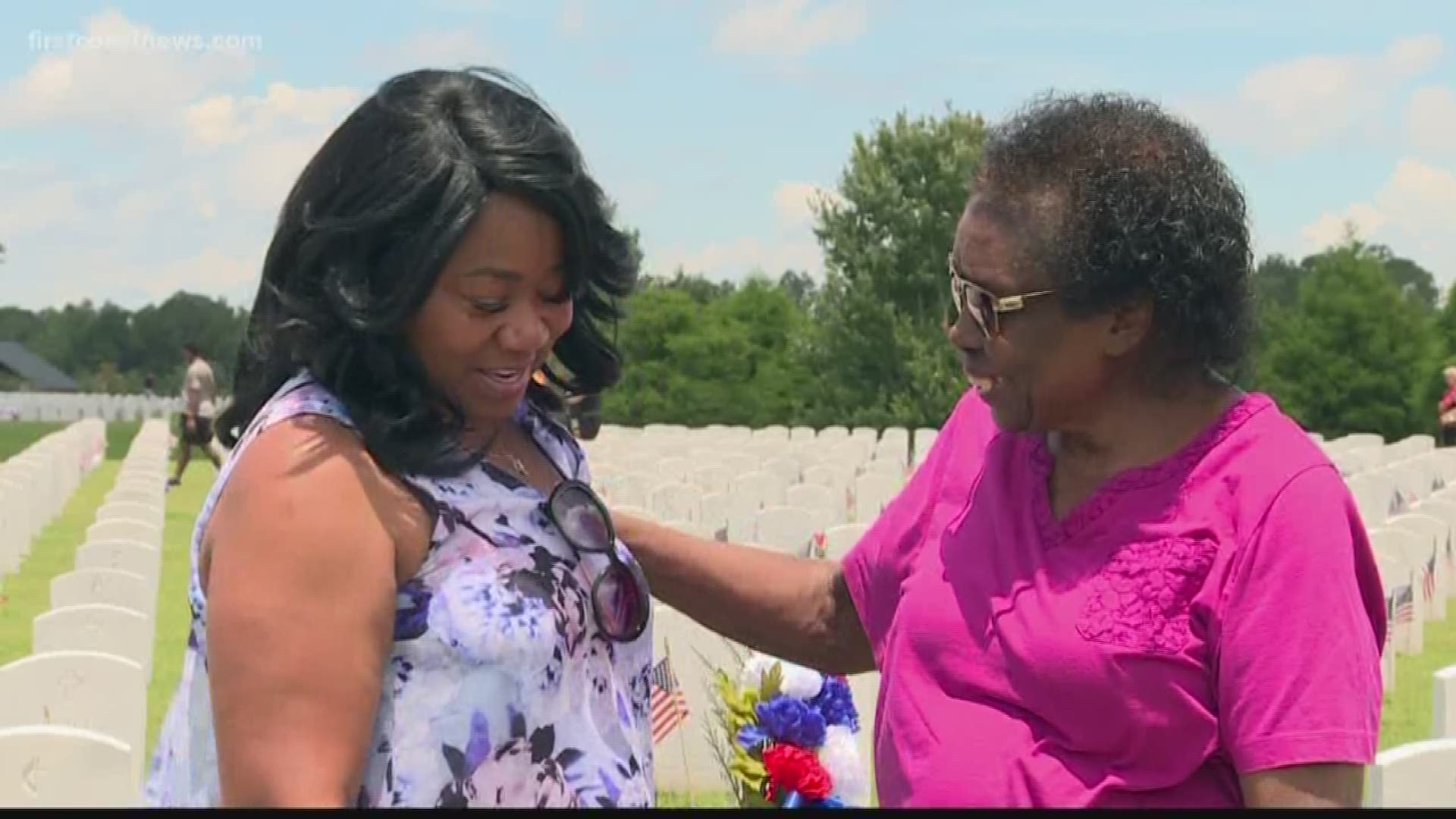 FCN's Eric Alvarez spoke with a servicemember's widow as she honored her husband's memory on Memorial Day.