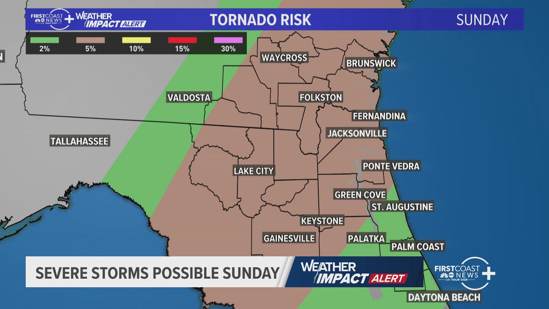 Weather Impact Alert Widespread Rain Severe Storms Possible Sunday On