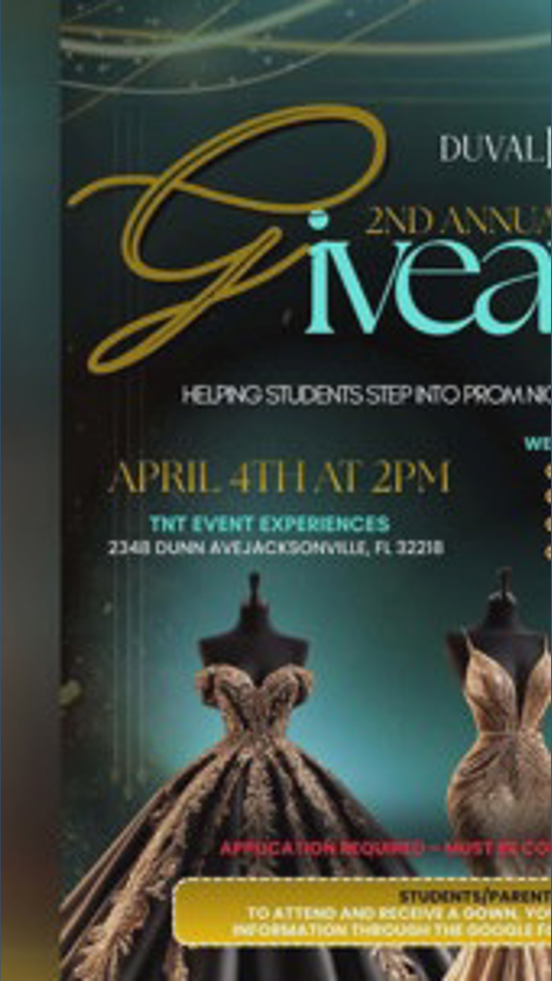 Second annual prom dress giveaway happening in Jacksonville April 4 | firstcoastnews.com Second annual prom dress giveaway happening in Jacksonville April 4 | firstcoastnews.com