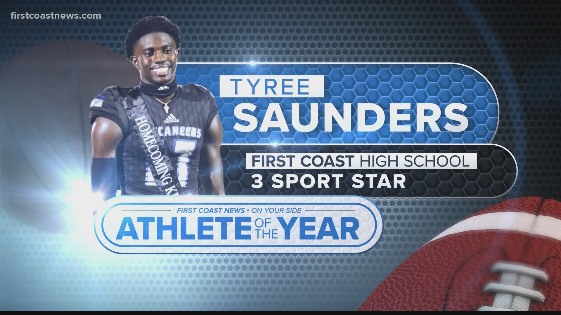 Congratulations to First Coast High's Tyree Saunders, this year's FCN Athlete of the Year!