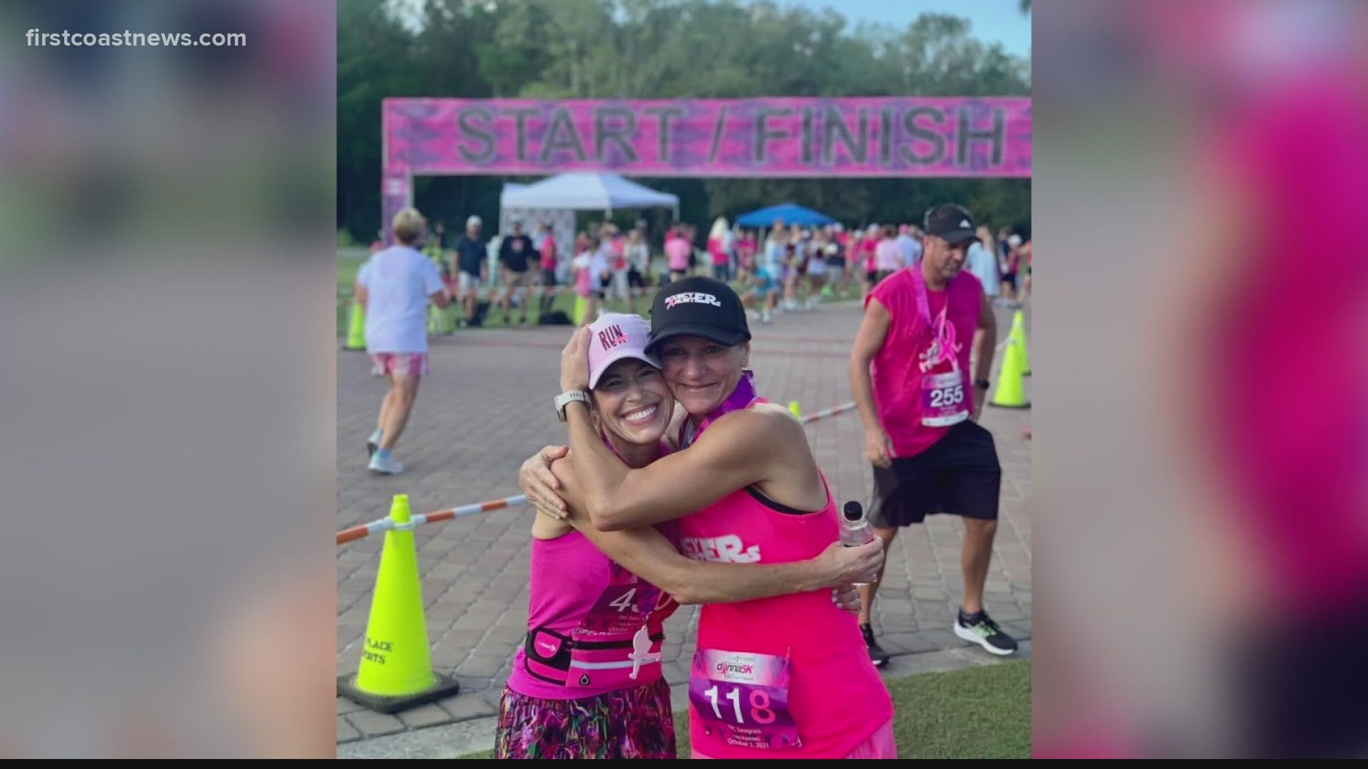 "I’ve always wanted to run with my patients but I wasn’t physically able to," said cancer survivor Dawn Mussallem.