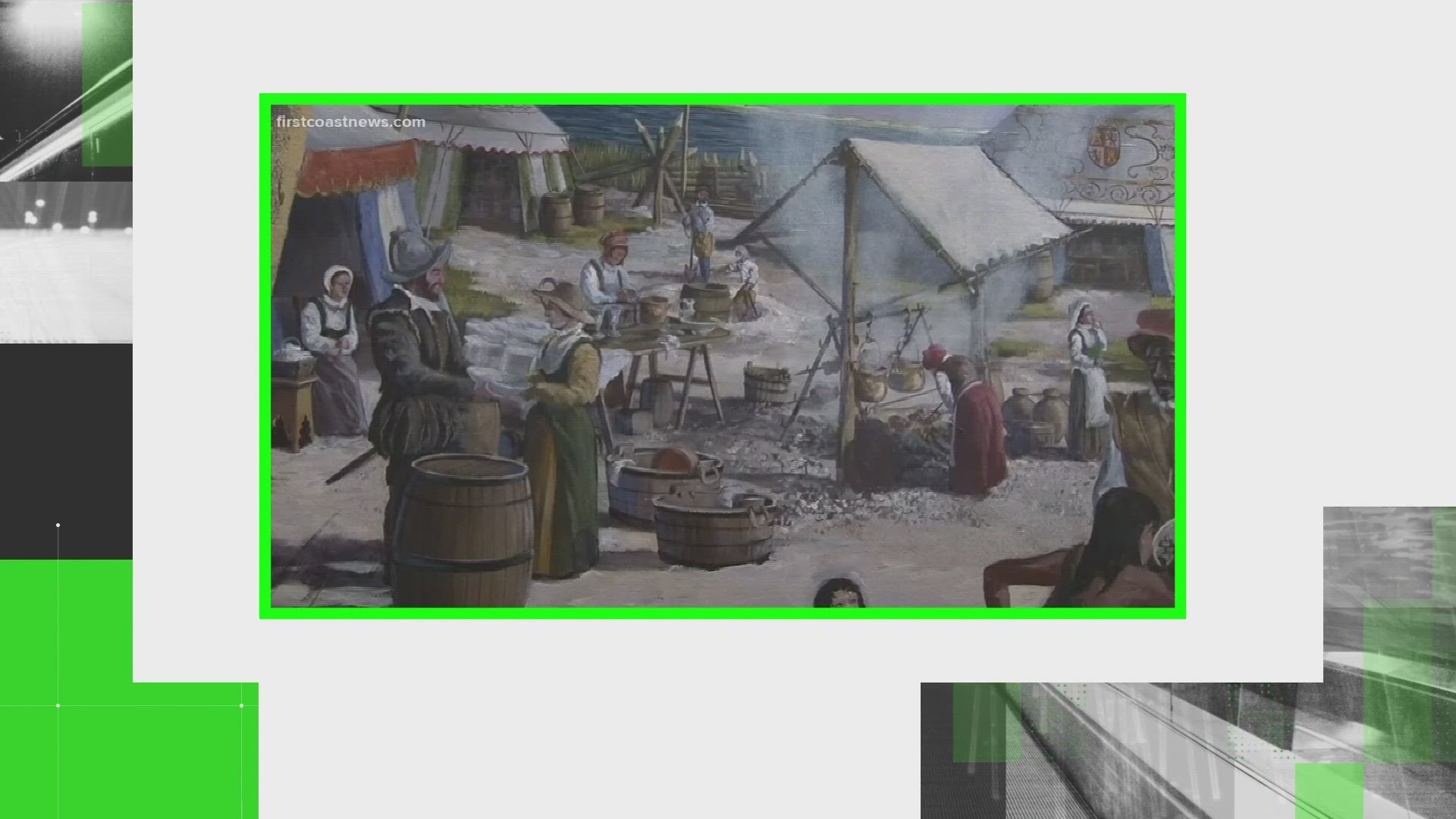 According to the National Park Service, Spanish settlers feasted with Native Americans in St. Augustine 56 years before "Thanksgiving" in Massachusetts.