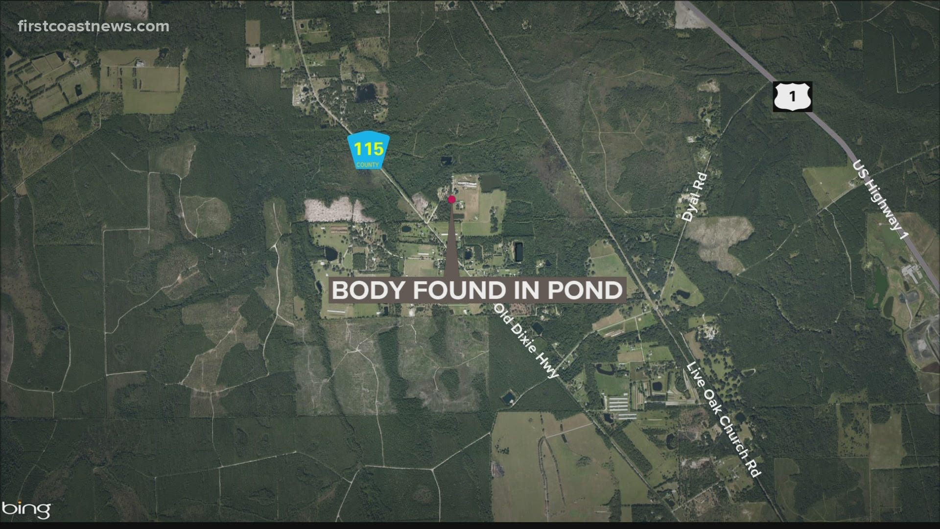 Deputies are on scene near the area of Bethel Church Road but have not confirmed the name of the pond where the body was found.