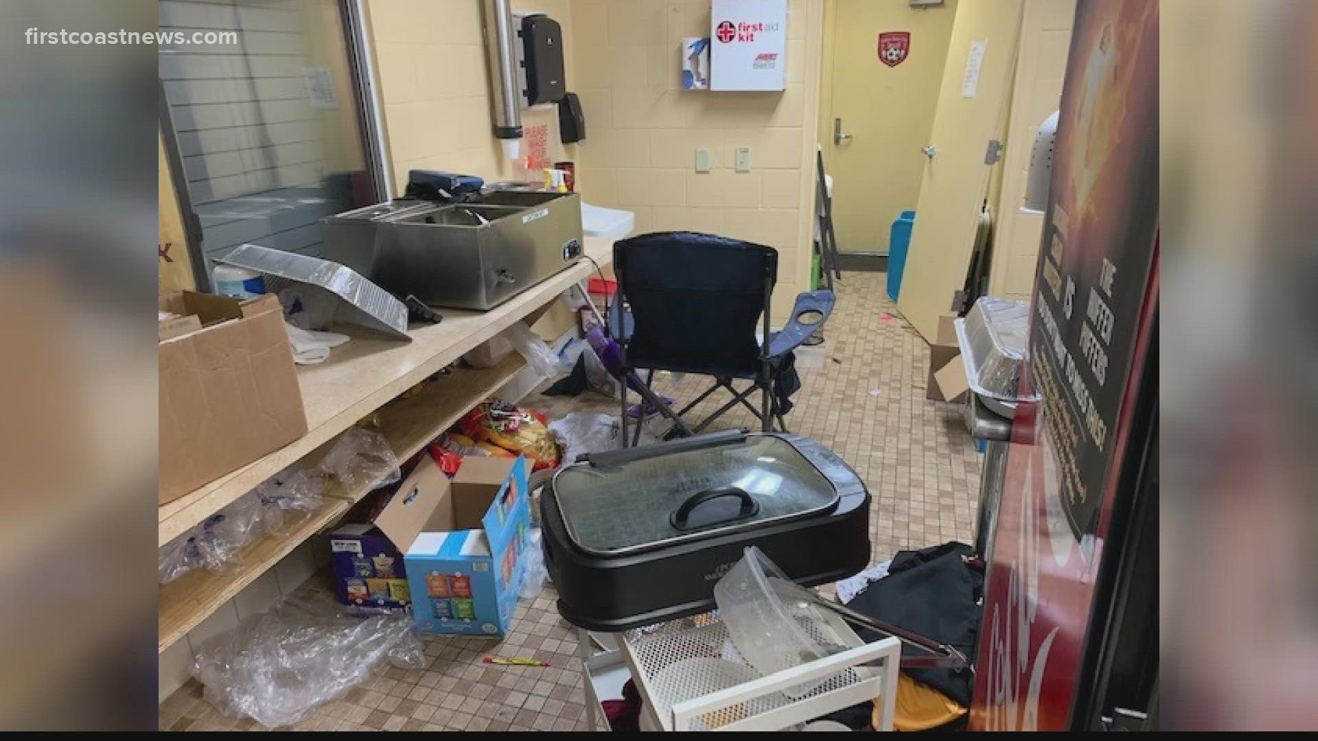 The Public Information Officer for Nassau County Board of County Commissioners says damages were minimal and the door and lock have been repaired.