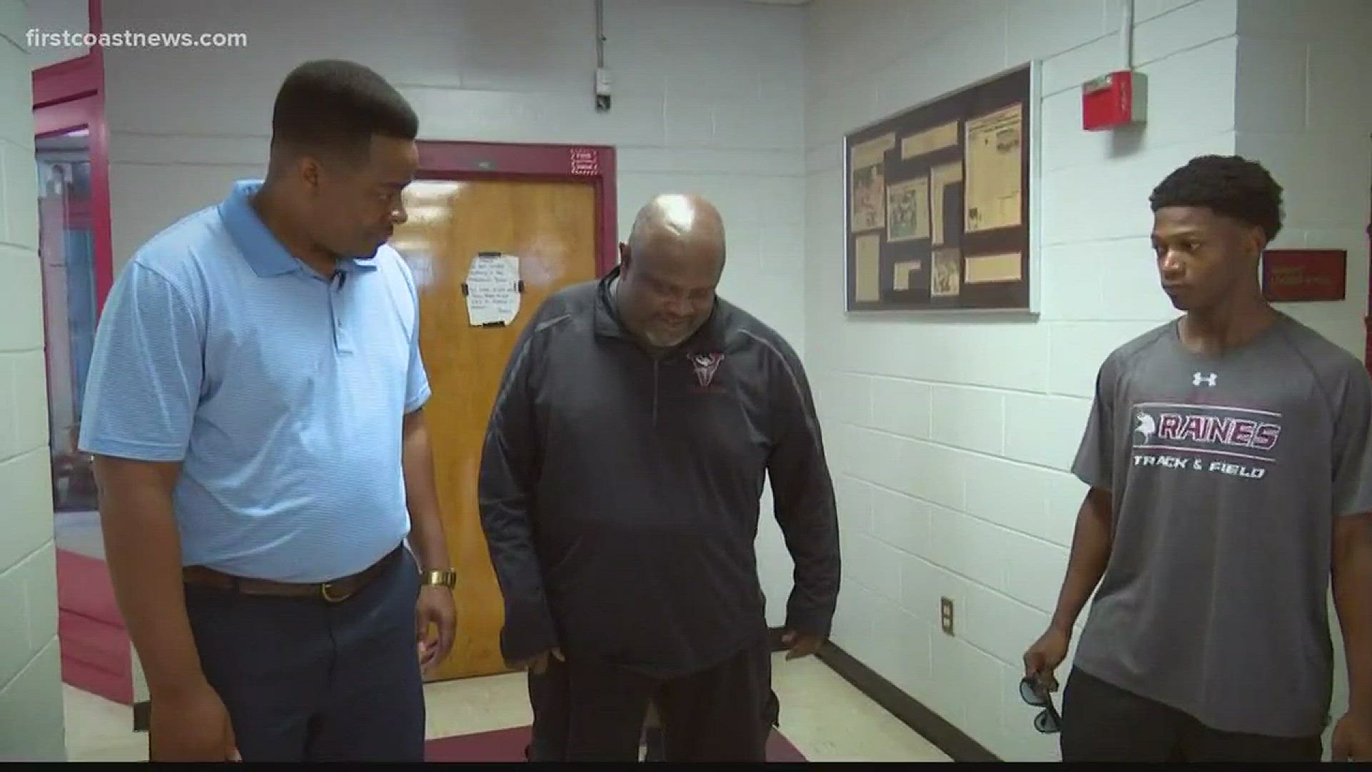 Raines Vikings Coach Bellamy was battling with his health, but showed determination he will walk again... and he did.