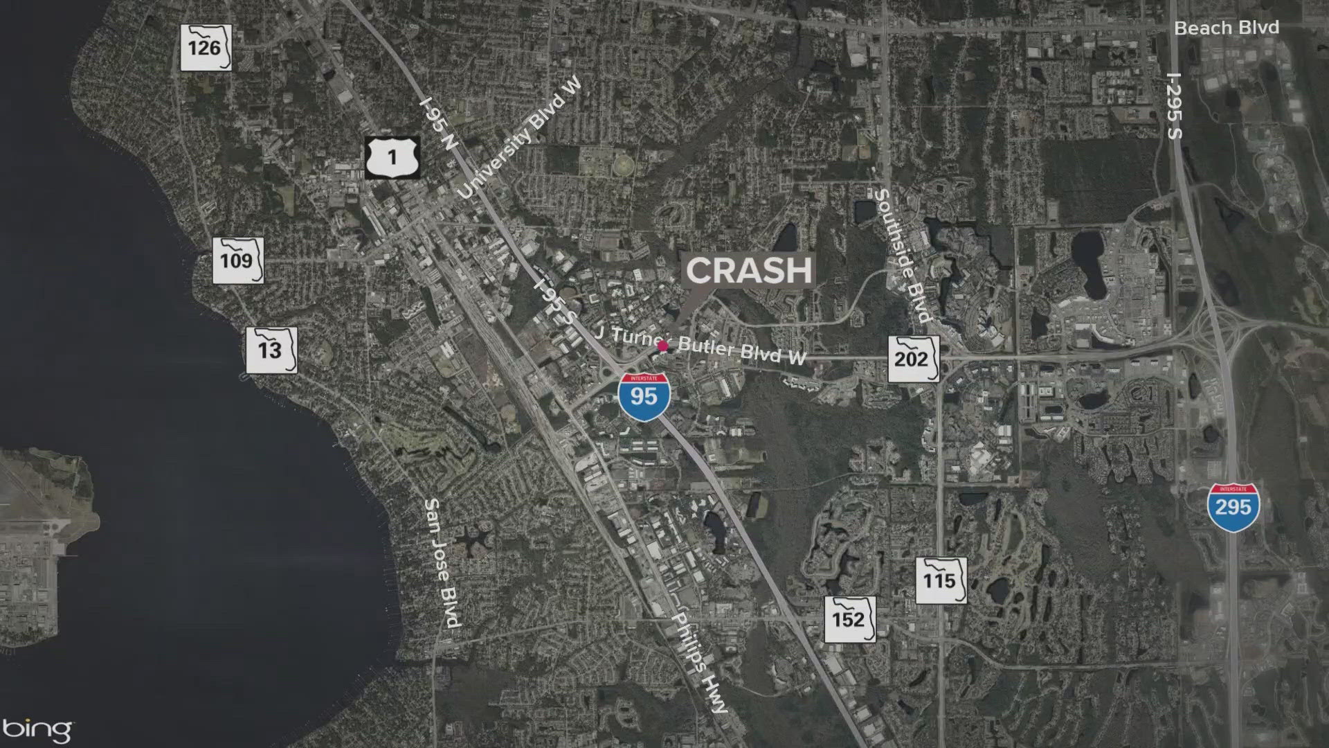 Florida Highway Patrol says a 67-year-old woman, a 4-year-old girl and a 1-year-old boy were on the bus during the time the crash happened.