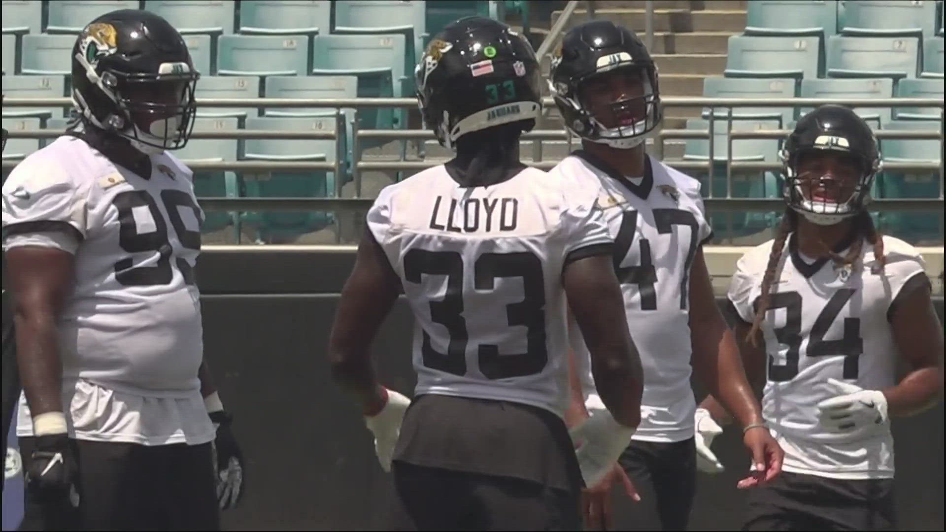 Lloyd got off to a fast start in his rookie season with the Jags, but struggled at times down the stretch. He's ready to take that next step this coming season.