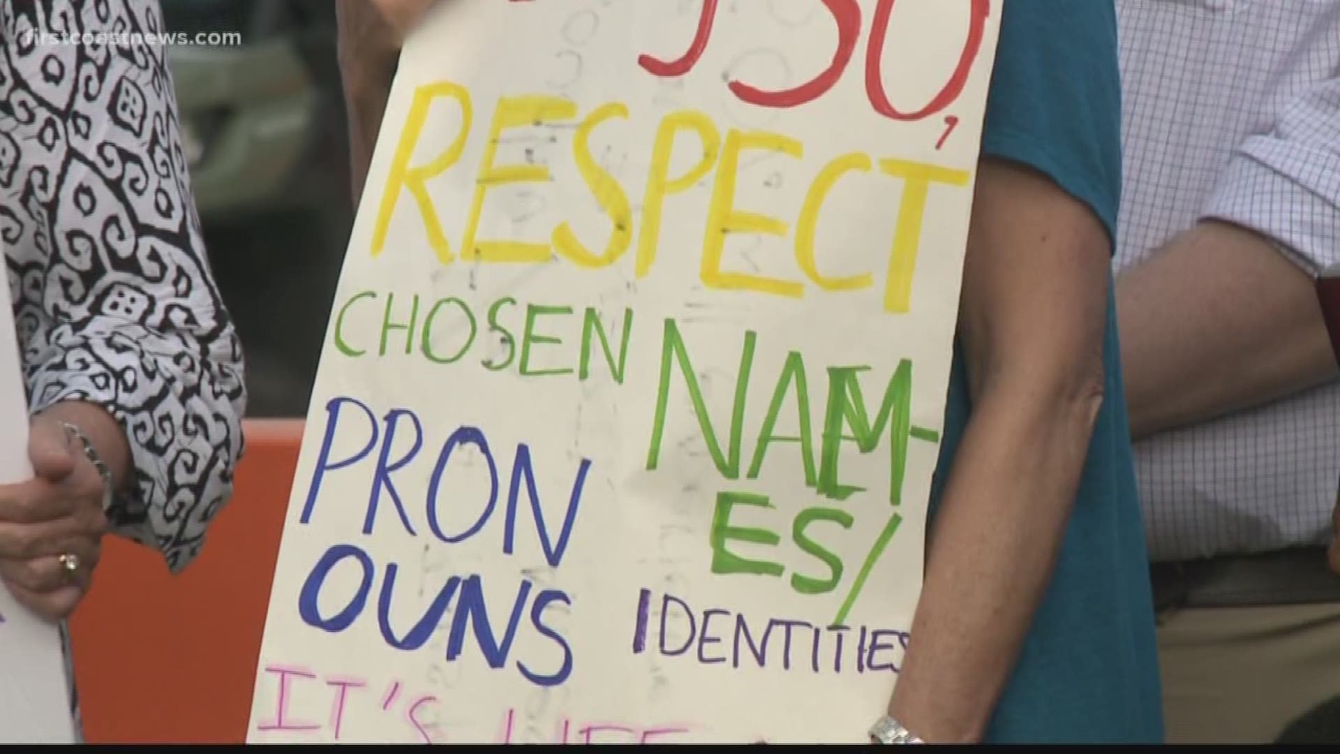 For the second night in a row, demonstrators are calling for a new sheriff and for a transgender liason following the murder of a transgender woman on the Southside over the weekend.