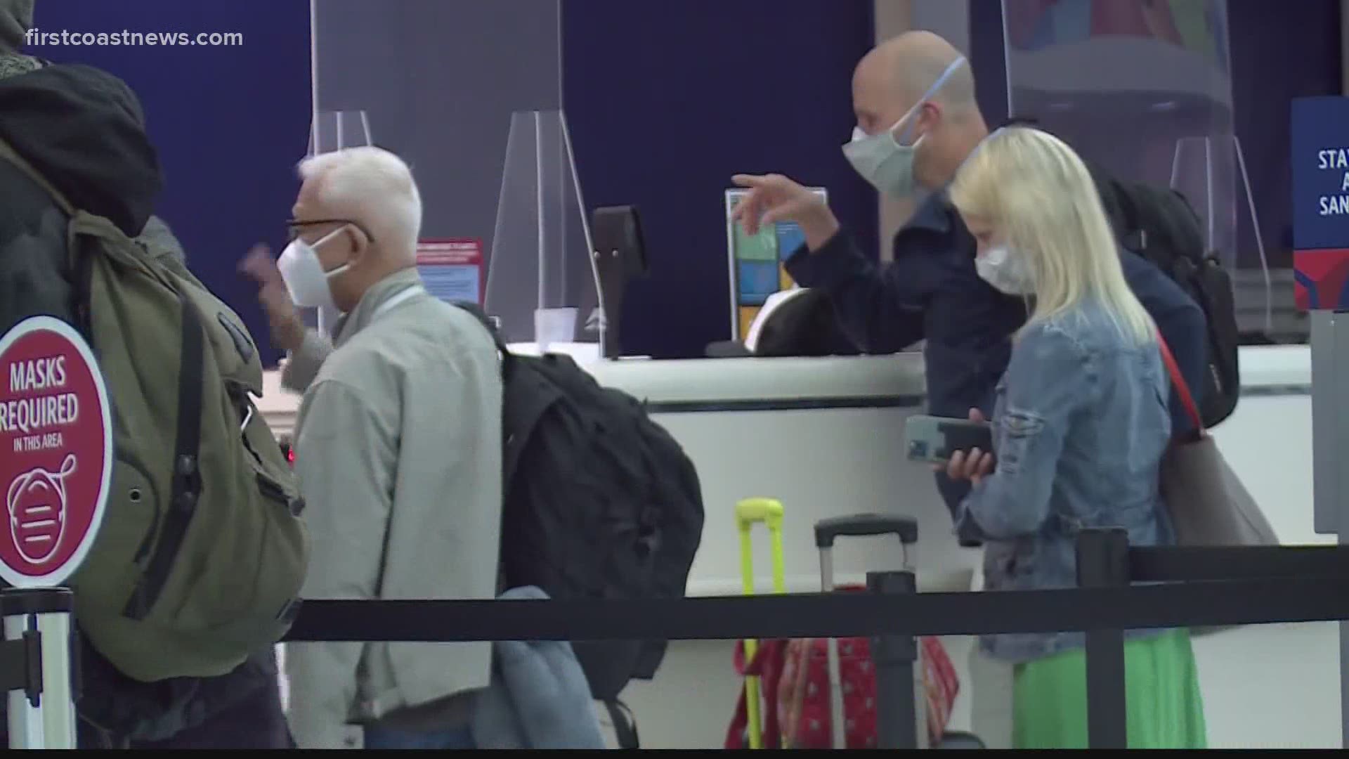 Steady crowd of travelers return to JIA Sunday after Thanksgiving