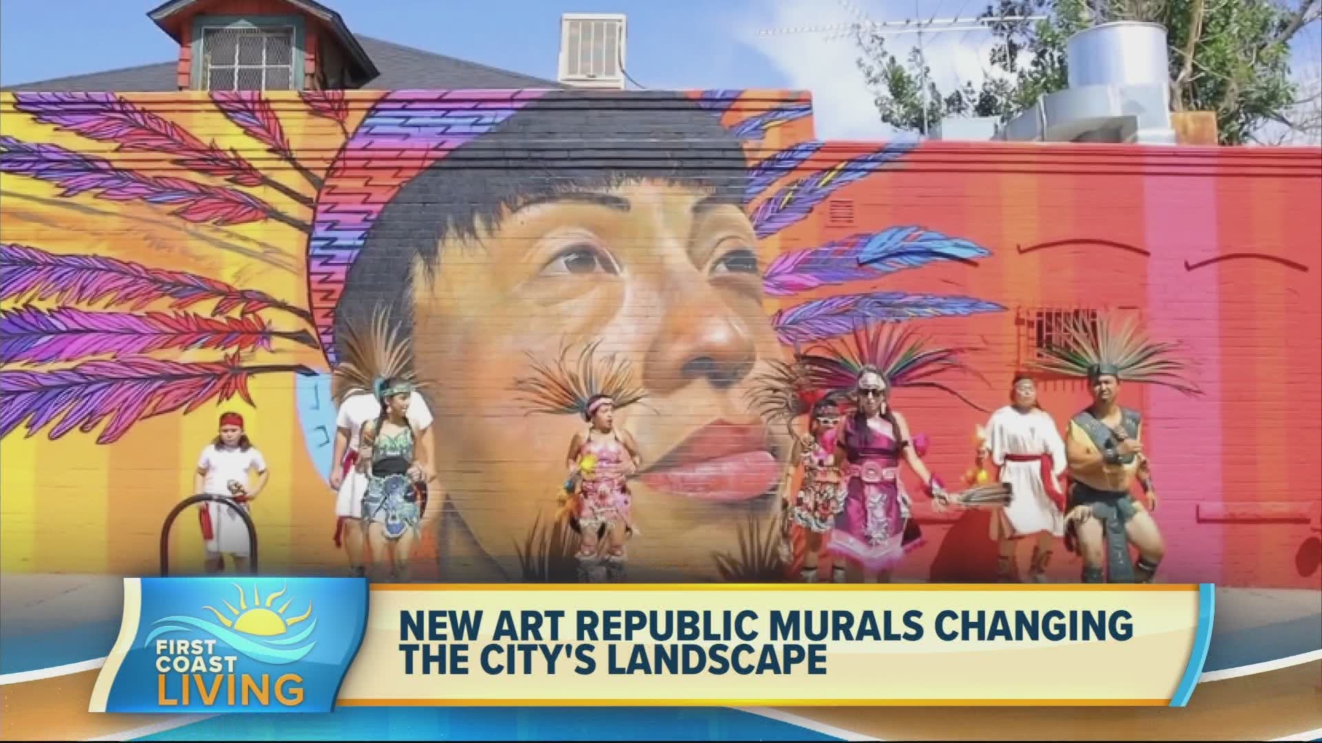 Local artist completes Jacksonville Jaguars mural in time for