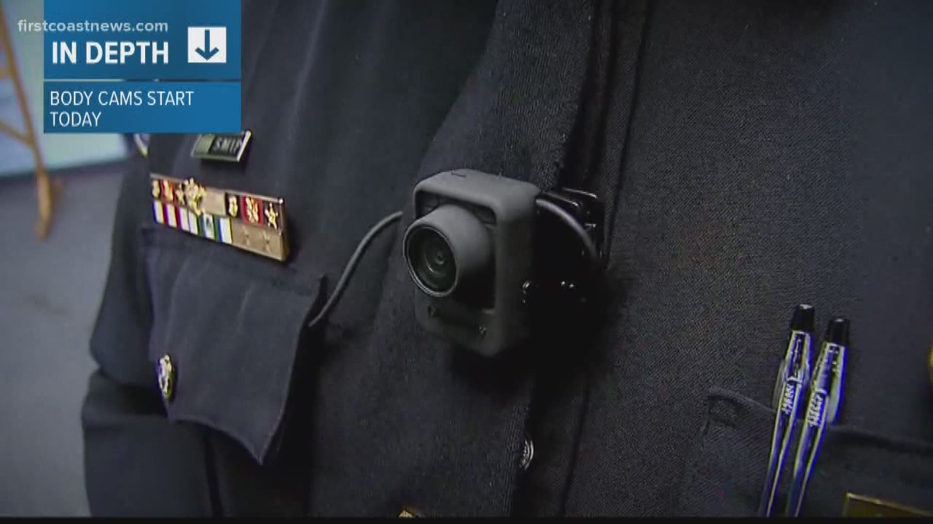 Phase one of what JSO is calling the Body Worn Camera Program starts Thursday, November 1. JSO says a full rollout of body-worn cameras will take approximately two years.