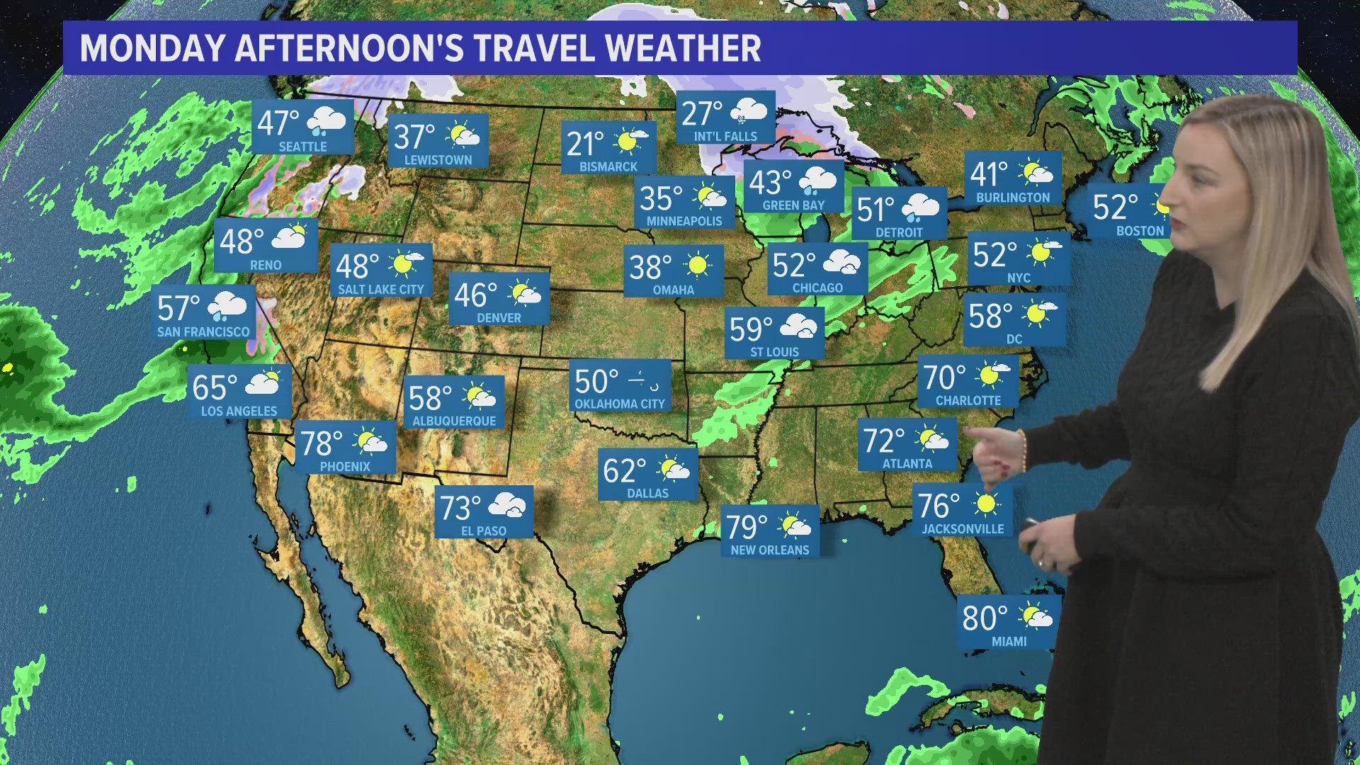 Two fronts will impact weather this week