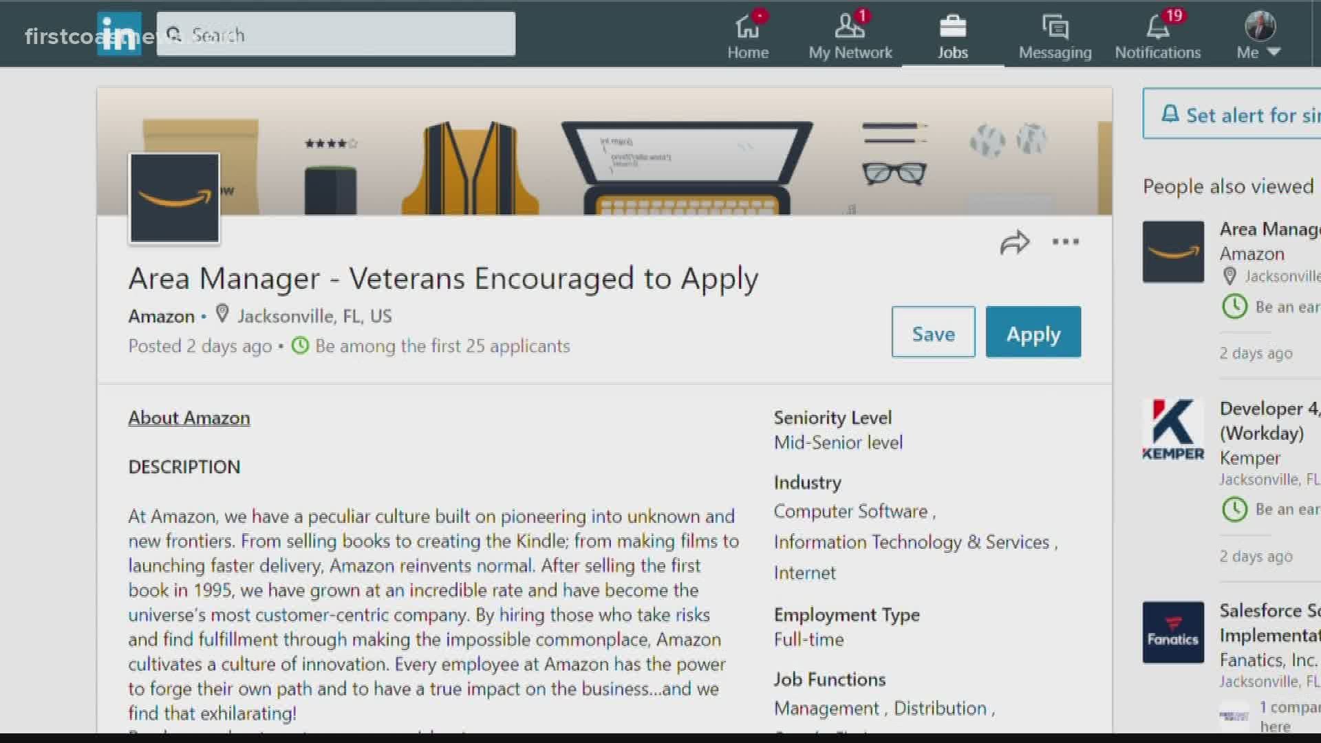 UPS Freight is hiring people to work as part-time dockworkers, the listing says it is a physical position that involves moving freight into and out of trailers.