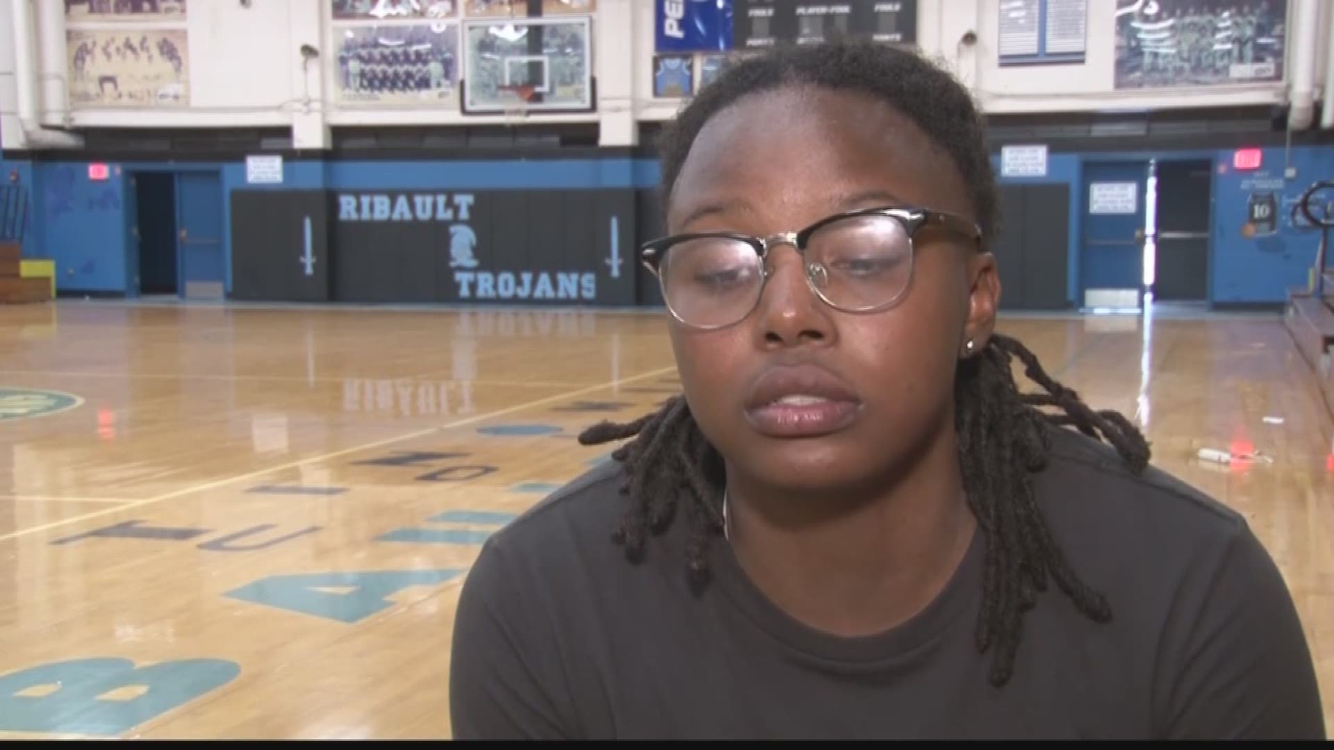 This week's athlete of the week is Ribault basketball star Day'neisha Banks.