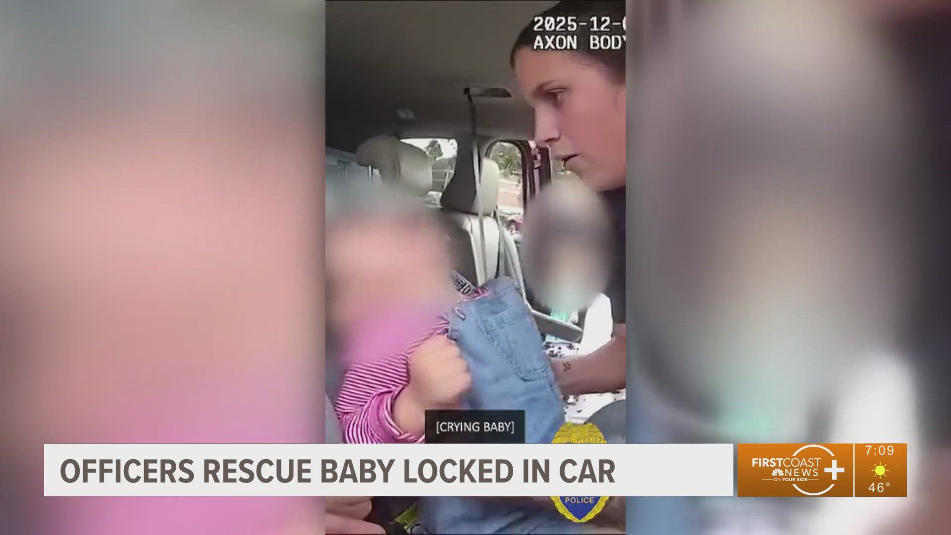 Bodycam footage: JSO officers save baby locked inside hot car at St ...