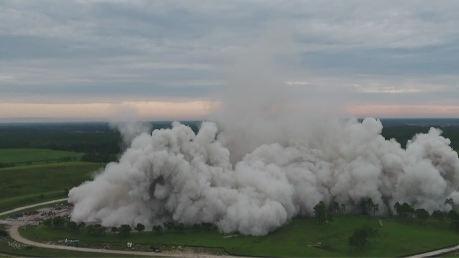 The decades-old JEA cooling towers imploded at 8 a.m. Saturday. Watch and listen to the implosion from three different angles.