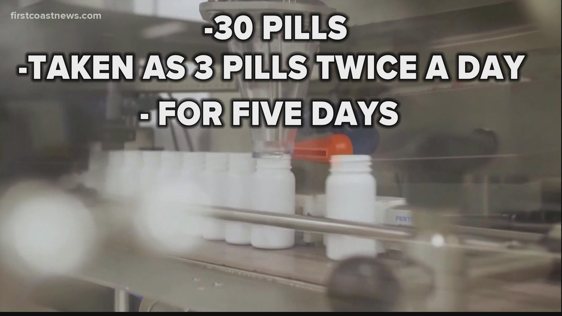 The pills should be taken by patients with mild symptoms and should be prescribed by a doctor.