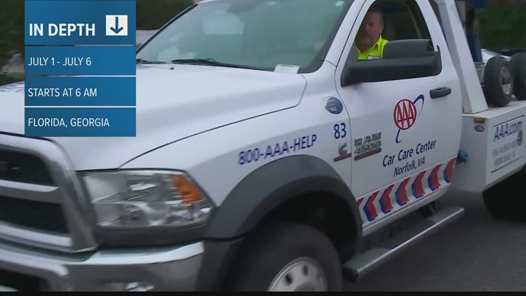AAA activates free 'Tow to Go' for Independence Day Holiday Weekend