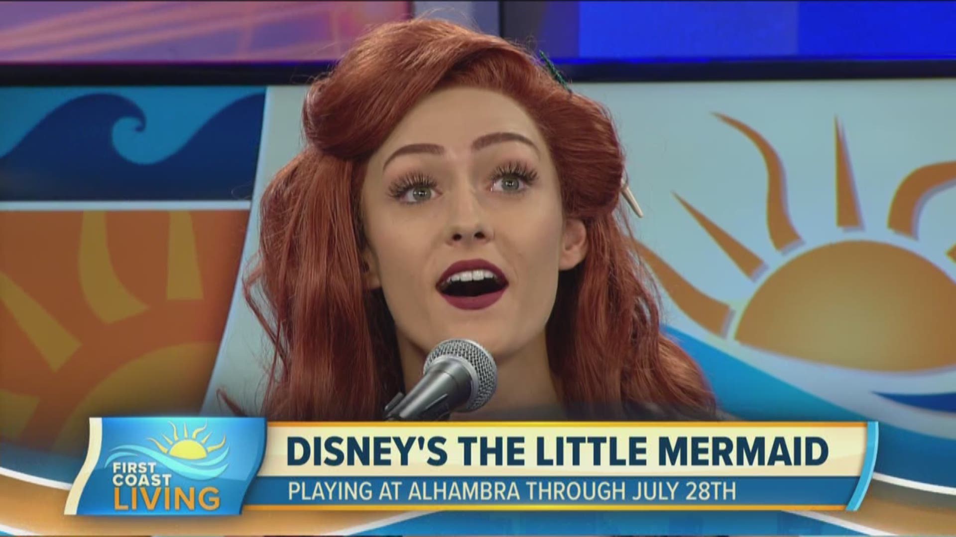 The cast of 'The Little Mermaid' stops by with all the shows details and a special performance by Ariel.