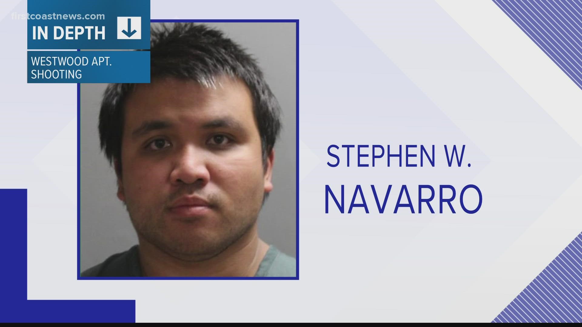 Stephan W. Navarro is in jail on a second-degree murder charge.