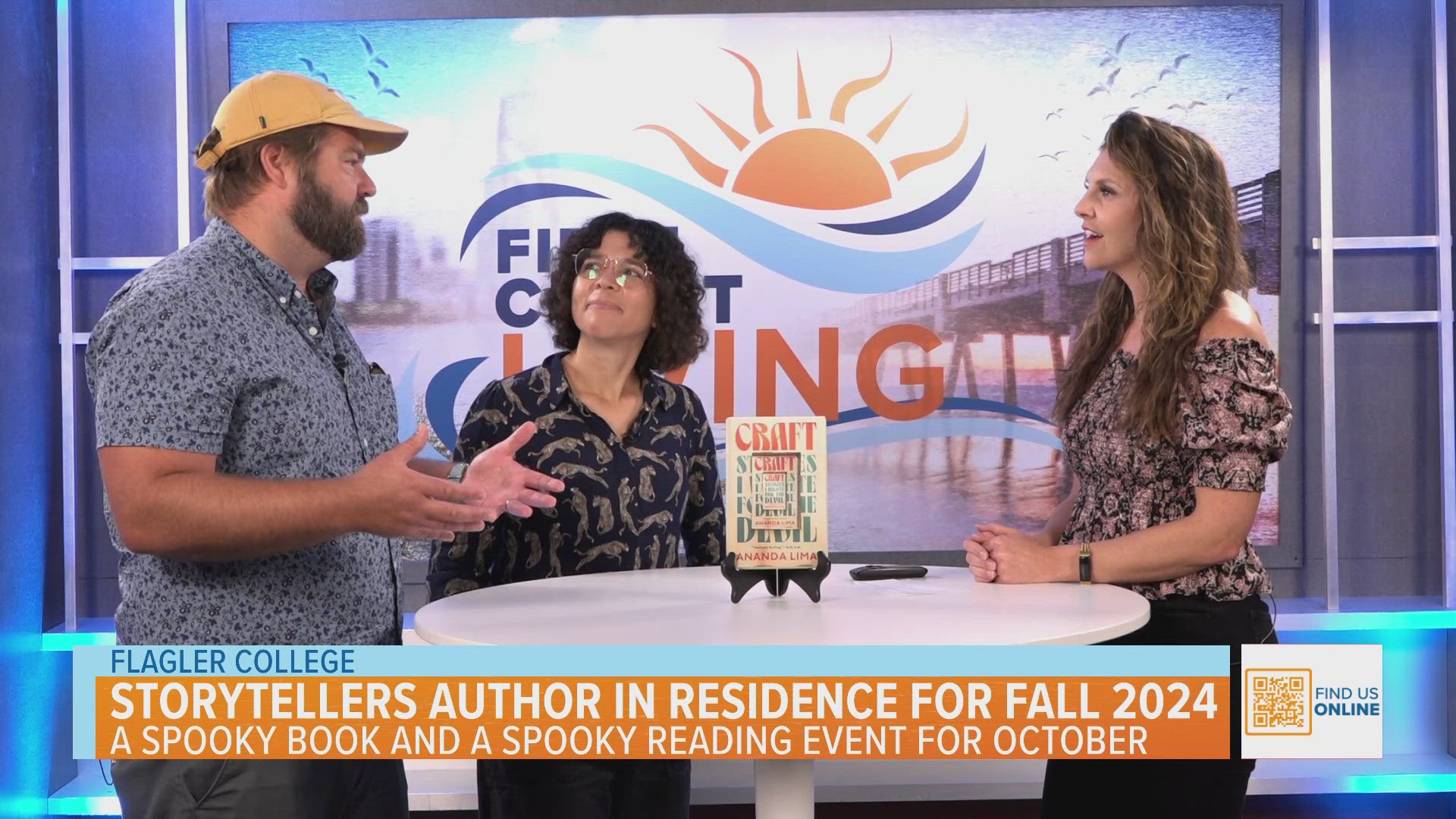 Meet Flagler College's Storytellers author in residence for Fall 2024 - Ananda Lima!