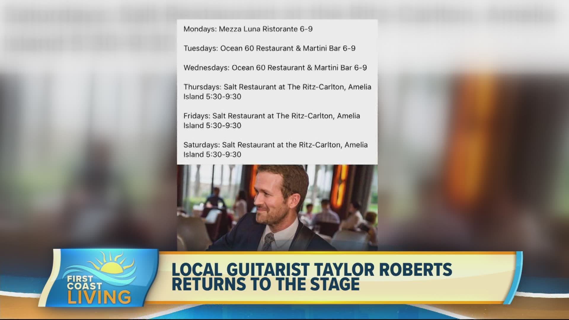 Local guitarist Taylor Roberts is back on the musical scene