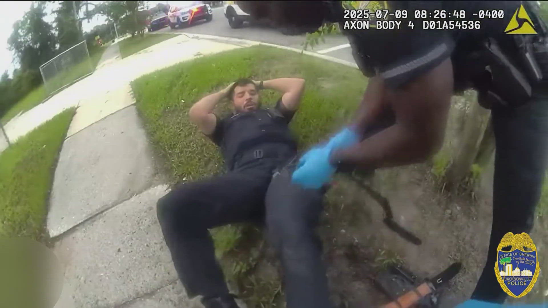 The JSO officer, Luis Mercado, was shot in the encounter on July 9 and released from the hospital later that day.