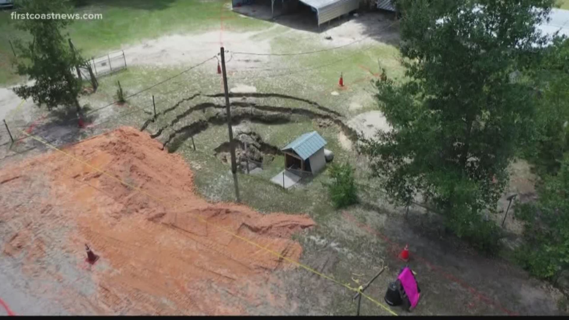 "Our neighbors lived there for 20 plus years and they didn't think they were living on a sinkhole."