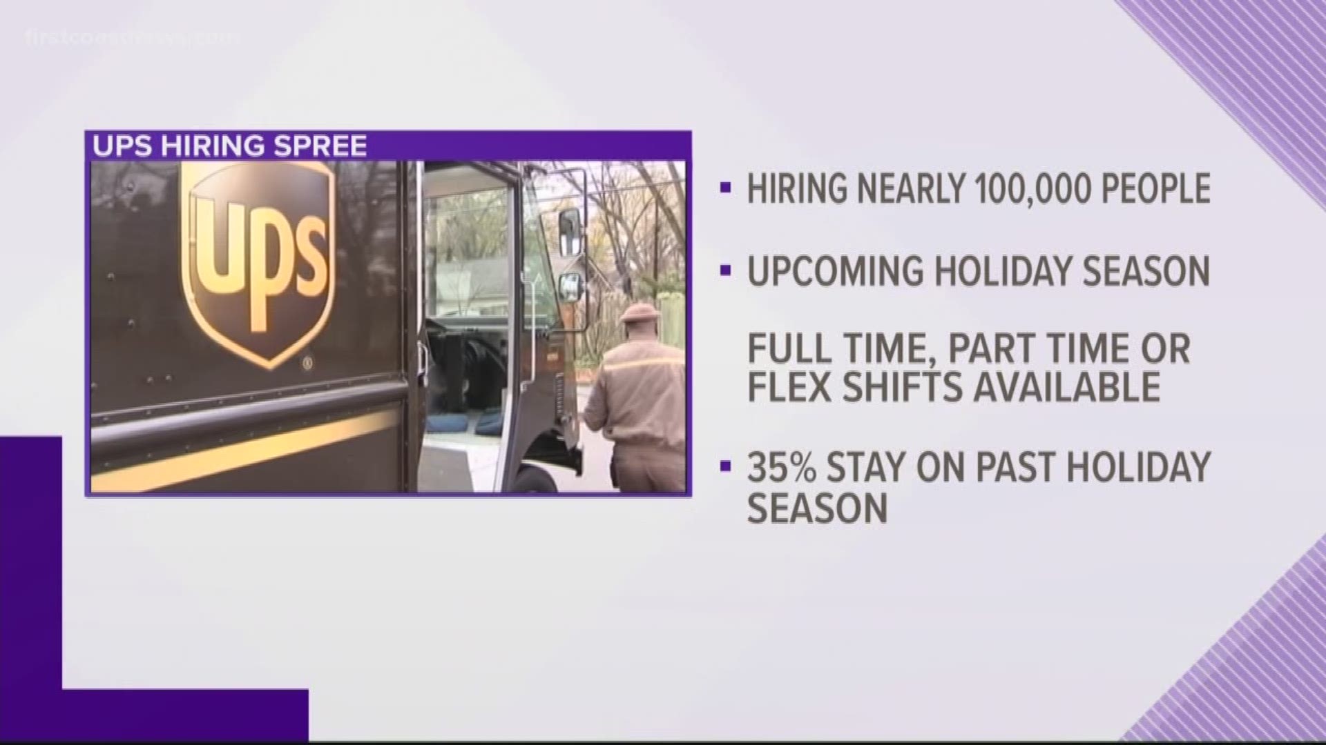 Whether you're looking to earn some extra cash or for a change in career, UPS says their company is the whole package.