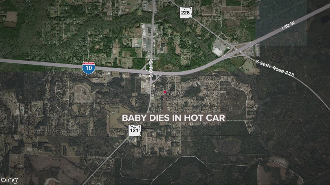 Infant dead after being left in hot car in Baker County ...