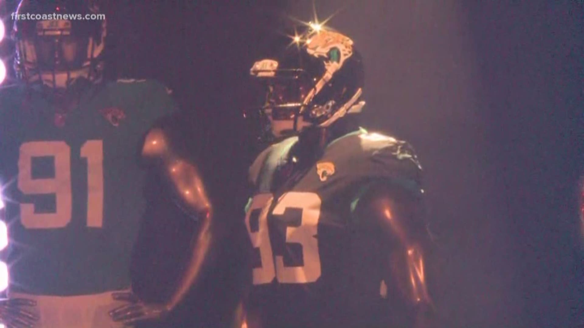 Jaguars unveil new uniforms at annual State of the Franchise event.