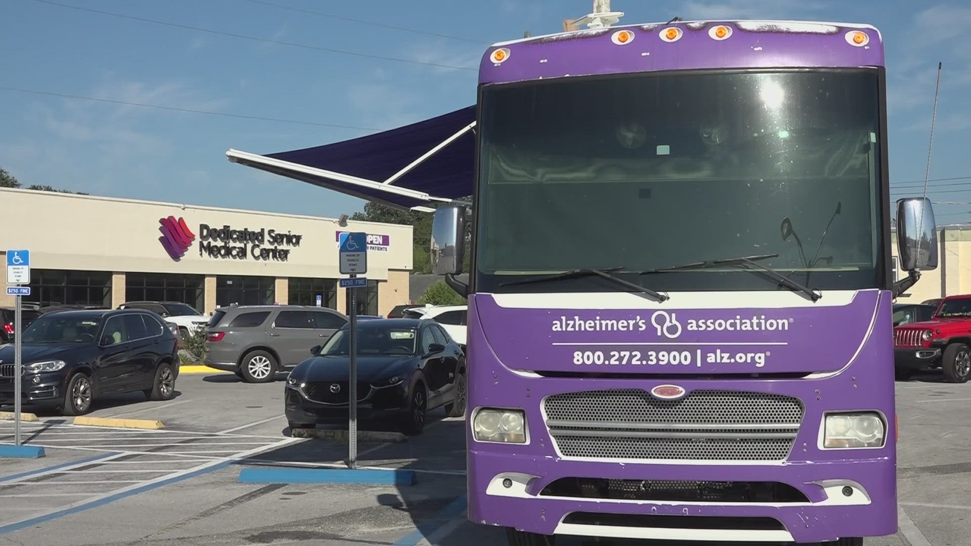 The Alzheimer's Association Brain Bus is in Jacksonville Thursday and is in Nassau County on Friday.