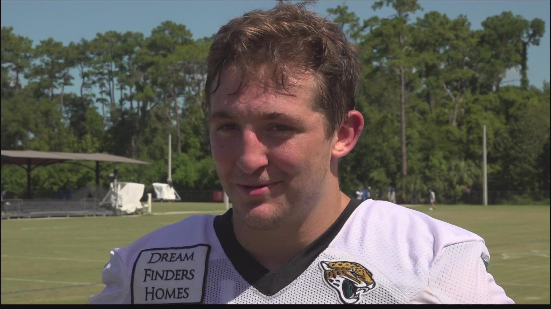 Jaguars 3rd round pick Chad Muma spent the offseason here in Jacksonville