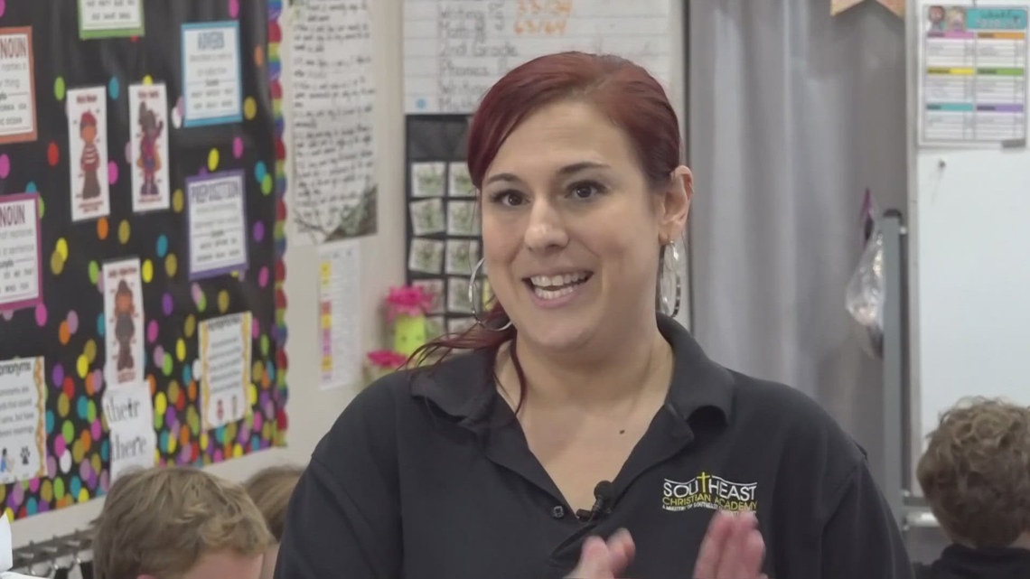 Teacher of the Week Mrs. Jessica at Southeast Christian Academy in