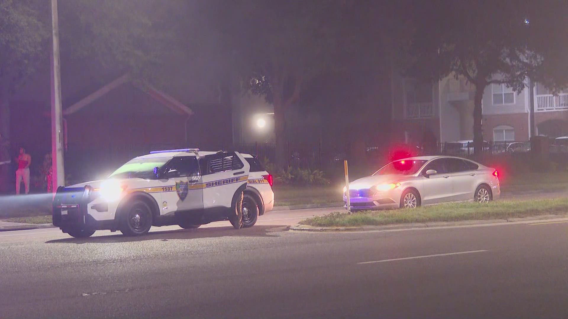 The Jacksonville Sheriff's Office said a man was shot twice while driving on 103rd Street Monday morning.