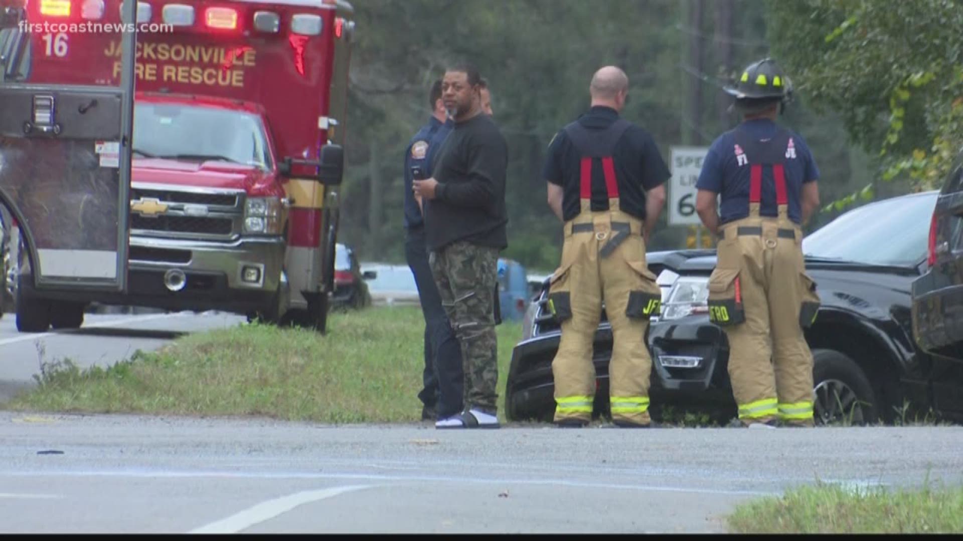 One person was extricated from a vehicle after a multi-vehicle accident in Northwest Jacksonville Thursday afternoon.