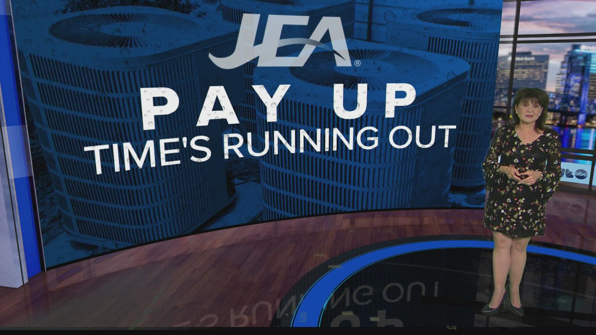 JEA's moratorium on payments ends September 18.